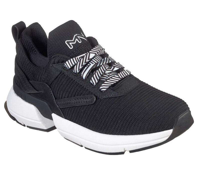 Skechers Dam Svarta Snörskor - Split - Overpass - Sverige (PDXUM-4908)